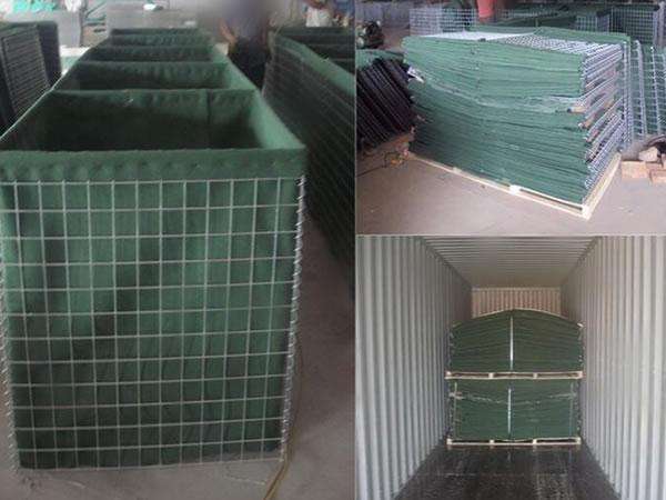 Hesco Barrier Setup